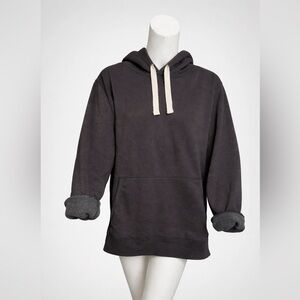 Newport Hoodie Charcoal Gray Pullover Sweatshirt Size L